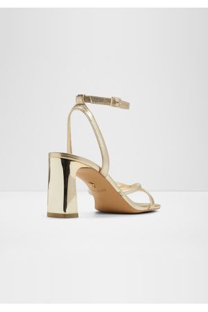 Sandalias En Piel Tacón Bloque Stellare