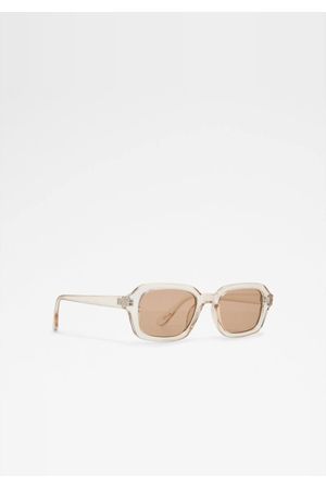 Lentes de Sol Rectangulares con Montura Completa desni