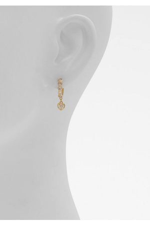 Zarcillos de Aro con Forma de Corazón