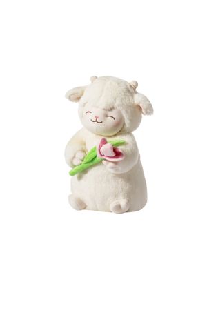 Peluche de Cordero Con Tulipanes Colección Lamb Baa