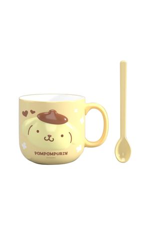 Taza Con Cuchara Sanrio 450 Ml
