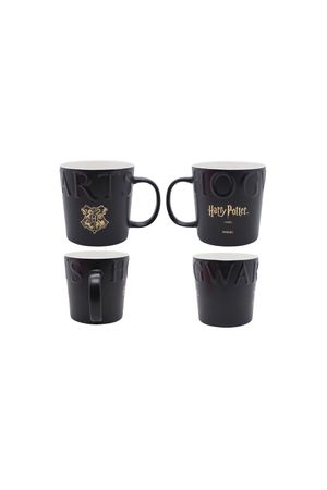 Taza de Cerámica Negro Hogwarts Harry Potter