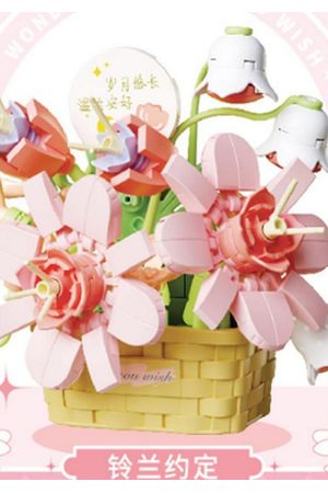 Bloques de Construcción de Flores Lirios