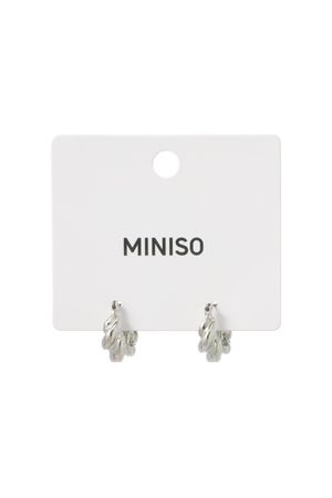 Zarcillos Argolla Entrecruzada