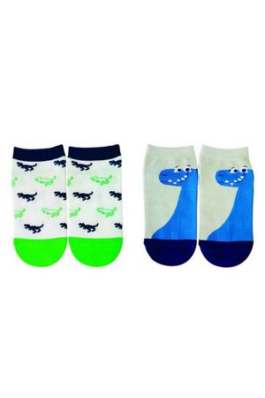 Medias Tobilleras Colección Dinosaur (2 Pares)