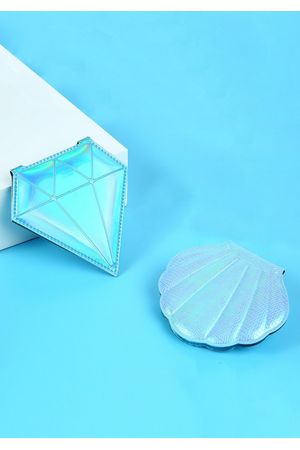 Espejo Portátil Plegable de Doble Cara