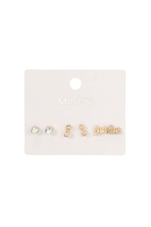 Zarcillos Lazo Fashion Series 3 Pares