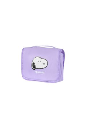 Neceser de Viaje Snoopy Sintético Morado