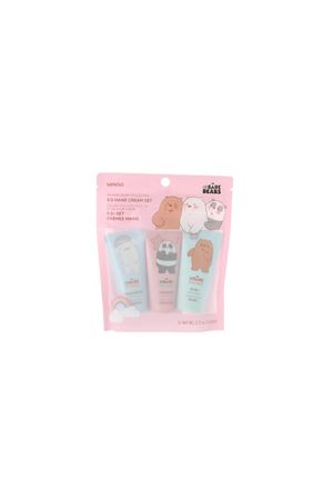 Set de Cremas Para Manos We Bare Bears 20 Gr Manzana, Naranja, Kiwi 3 Piezas