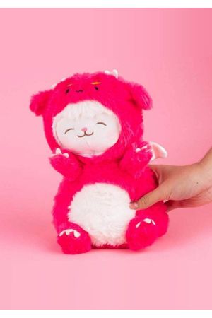 Peluche de Cordero Disfrazado de Dragón Colección Lamb Baa Mini Family