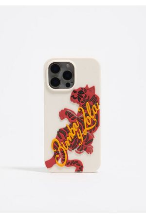 forro iphone 15 pro silicona figura de tigre