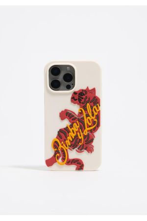 forro iphone 15 pro max silicona figura de tigre