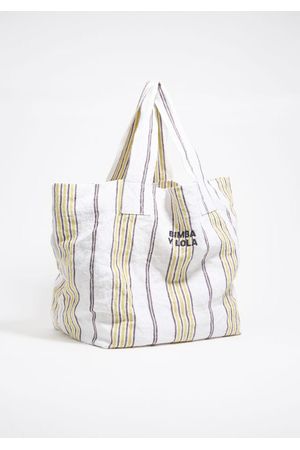 cartera shopper maxi de lino