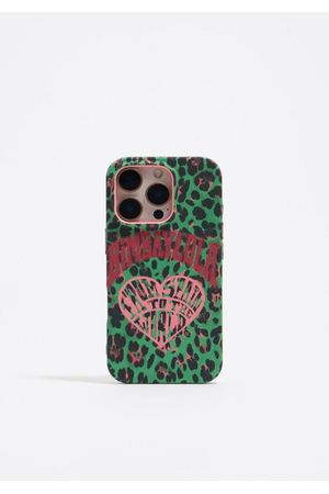 Funda Iphone 16 Pro Leopardo Corazón