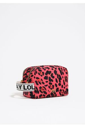 Neceser pequeño de nylon animal print