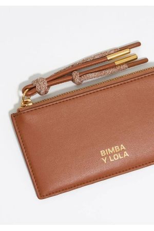 Tarjetero Monedero de efecto Piel