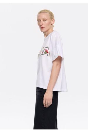 Camiseta Boxy Flores