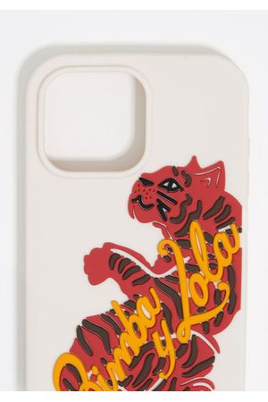 forro iphone 15 pro silicona figura de tigre