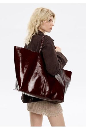 cartera shopper maxi efecto piel