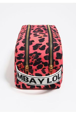 neceser grande de nylon animal print