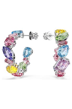 Zarcillos de aro Gema Diseño asimétrico