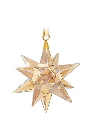 Adorno Estrella 3D Sombra Dorada