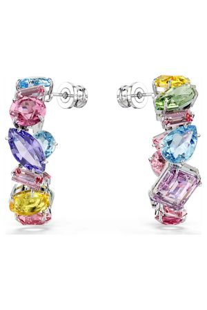 Zarcillos de aro Gema Diseño asimétrico