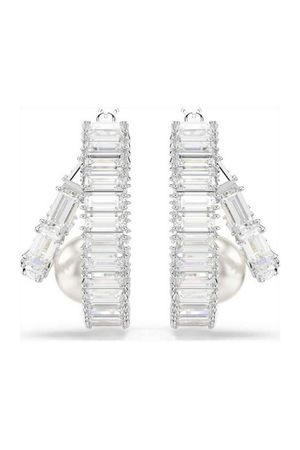 Zarcillos de aro Ariana Grande Crystal Pearl