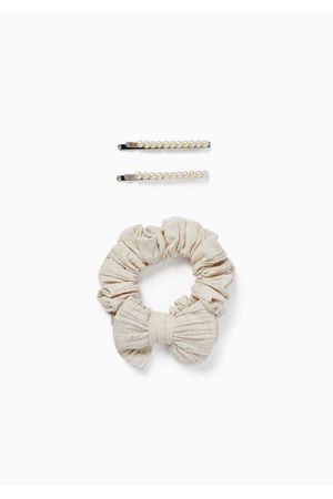 Pack Coletero Scrunchie + 2 Horquillas