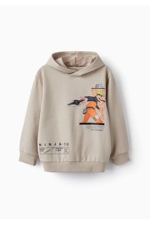 Sudadera Perchada con Capucha de Algodón Naruto