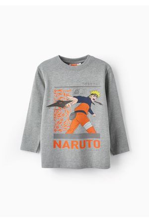 Camiseta de Manga Larga de Algodón Naruto