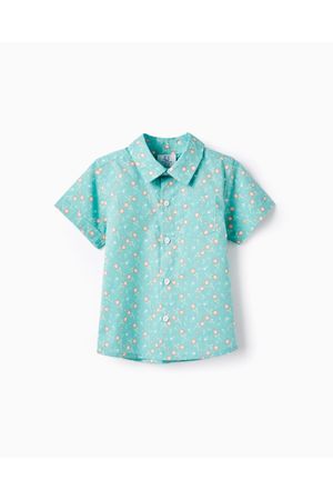 Camisa Floral En Algodón