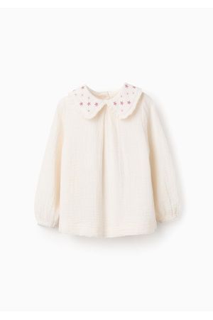 Blusa de Bambula Con flores