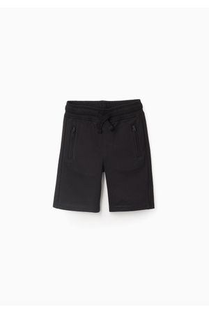 Bermuda jogger con bolsillos de cremallera