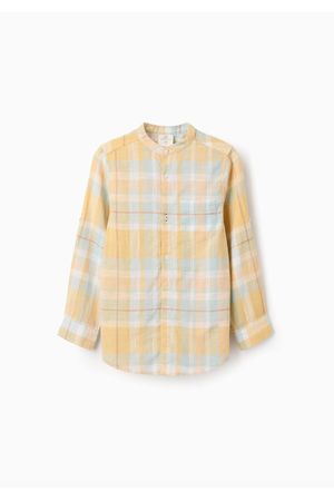 Camisa de algodón con cuadros 'b-s'