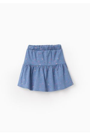 Falda floral en algodón