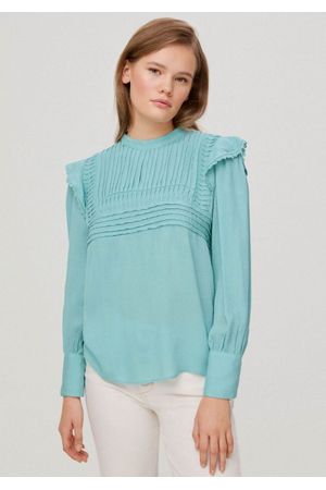 Blusa romantica con jaretas