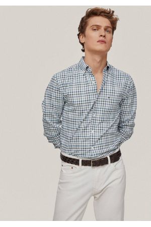 Camisa cuadros non iron antimanchas