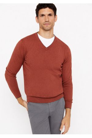 Jersey algodón cashmere cuello pico