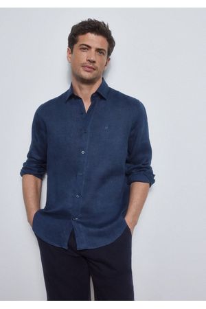 Camisa lino lisa