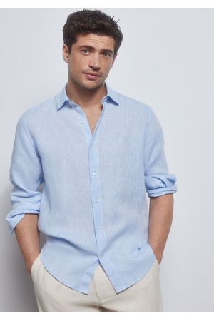 Camisa lino lisa