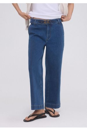 Jeans straight cropped