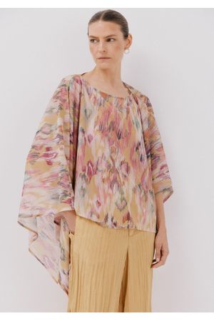 Blusa a capas estampada