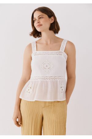 Top combinado puntillas