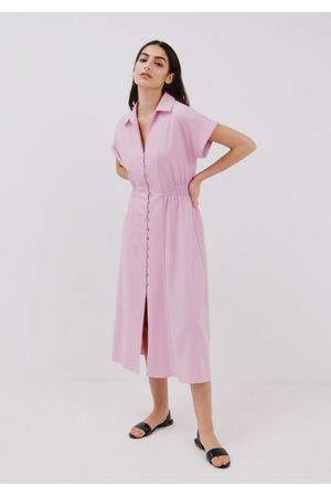 Vestido camisero midi