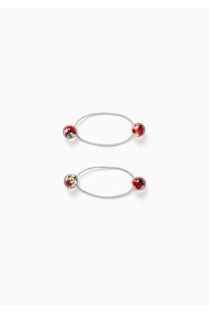 Pack de 2 Gomas Para El Pelo Navidad - Copos de Nieve
