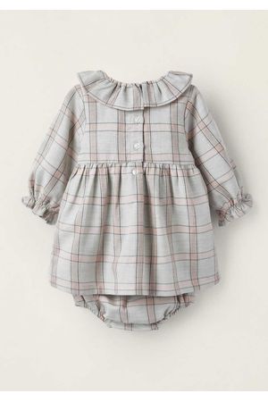 Vestido + Cubrepañal A Cuadros