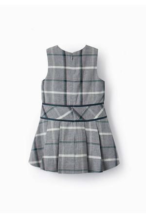 Vestido de Algodón A Cuadros