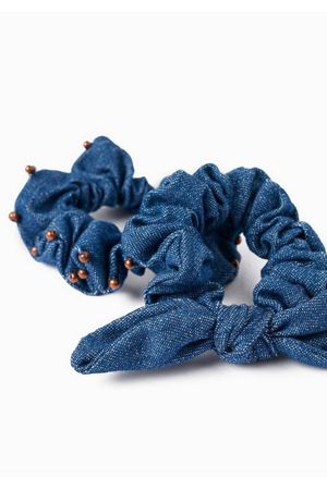 Pack 2 Coleteros Scrunchie de Jeans