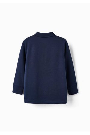 Polo de Manga Larga de Algodón